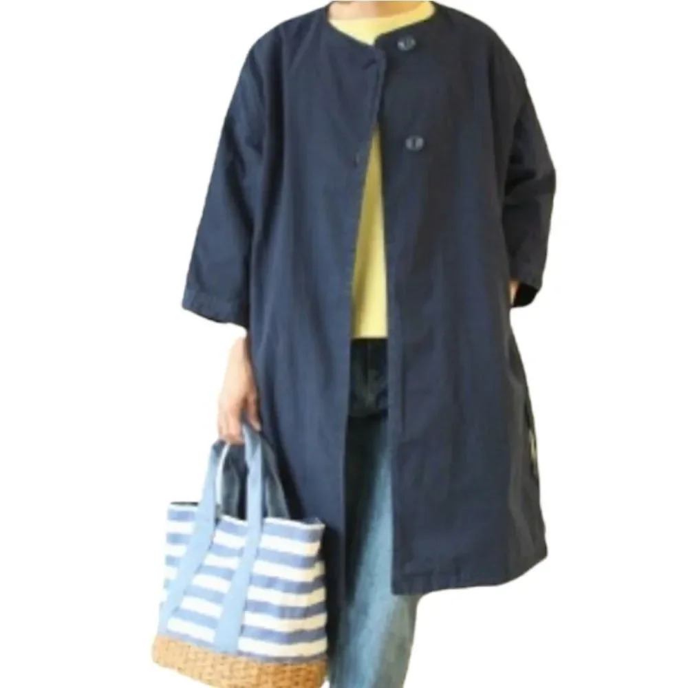 Red by Valentino Navy modern overcoat trench 